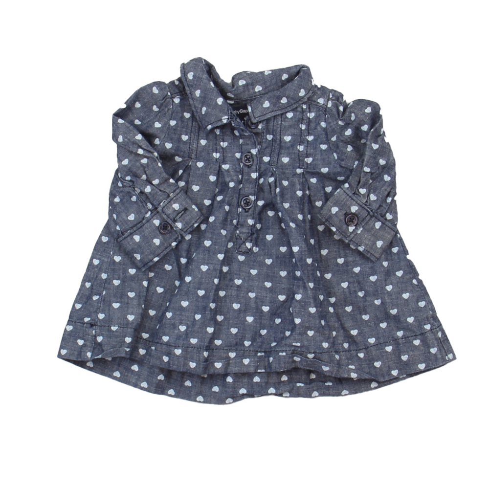 Miles Girls Blue Dress size: 3 Months